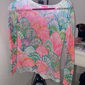 Lilly Pulitzer shells sweater